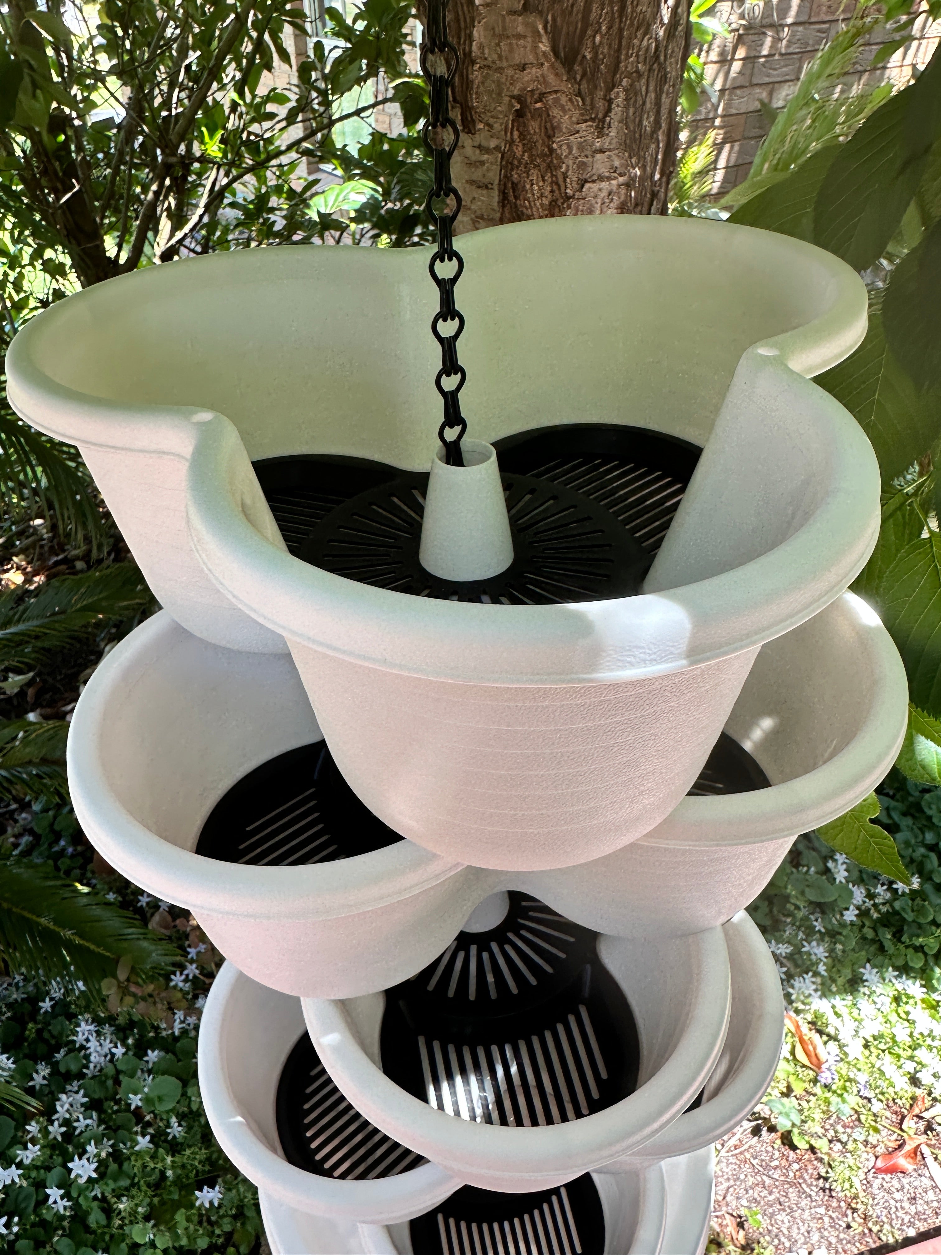 Heavy-Duty Hanging Chain for 5-Tier Vertical Planters – Wall, Fence & Pole Mount